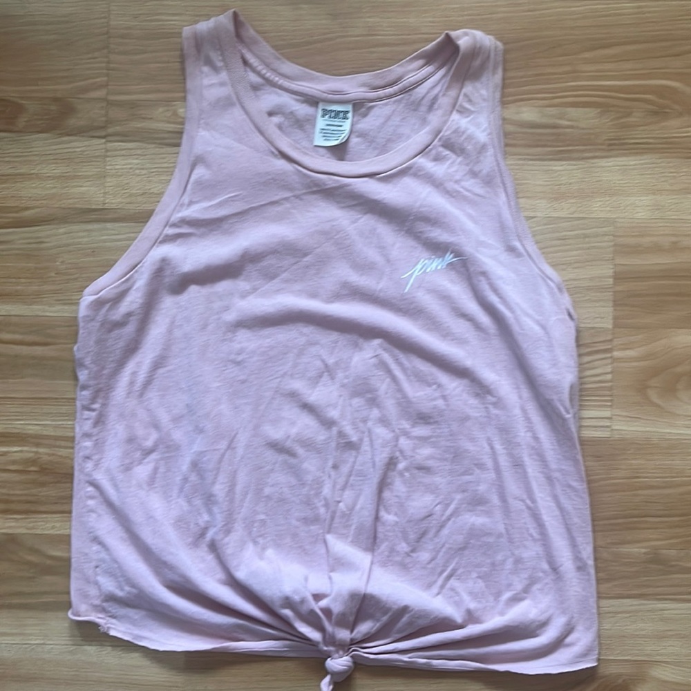 Pink muscle tank